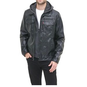 Levi's Faux Leather Midweight Motorcycle S
